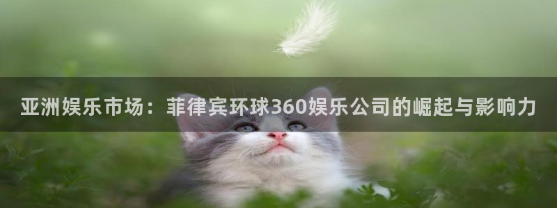 极悦娱乐,apk：亚洲娱乐市场：菲律宾环球360娱乐公司的崛起与影响力